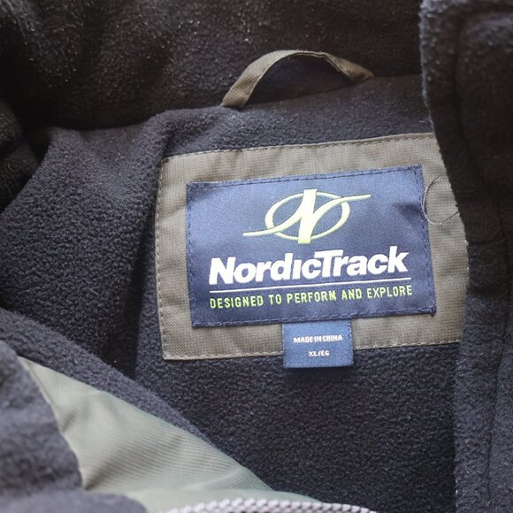 NordicTrack Men’s Green Hooded Waterproof Winter Jacket Size XL - Picture 3 of 3